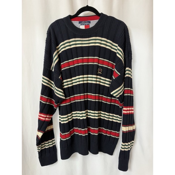 Tommy Hilfiger Other - Tommy Hilfiger Vintage Striped Pull-Over Multicolor Sweater - Men's Size XL. K3